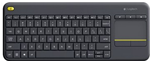 LOGITECH TASTIERA WIRELESS Touch Keyboard K400 PLUS BLACK